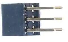  2×3 pin hüvely-tüskesor (1#, 11mm) (T44824)