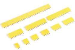  1×16 hüvelysor (2.54mm) [sárga] (T11547)