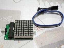  8×8 mátrix LED (MAX7219/MAX7221 vezérlő) [piros] (T94125)