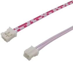  JST-PH 2.0 csatlakozó 2 pin, 20cm kábel szerelt anya-anya (2mm, összekötő) (T67562)