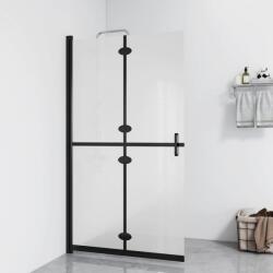 vidaXL Сгъваема стена за душ с матирано ESG стъкло, 70x190 см (151192)