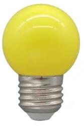 Well Set 10 becuri LED pentru ghirlanda luminoasa, G45, 3W, culoare galben, E27 (LEDLYW-10G453E27-WL)
