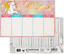 Starpak Unikornis órarend és szorzótábla (472979)