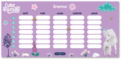 Ars Una Cute Animals-Unicorns órarend 25 db