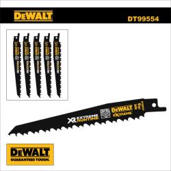 DeWalt Fűrészlap kardfűrészhez, fára 152 mm 4.2-6.4 T - 5db - DeWalt Extr (DT99554-QZ)