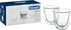 DeLonghi Dupla falú termo üvegpohár, cappuccino