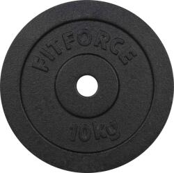 Fitforce Disc Greutate 10kg Negru 30mm (plb10kg-30mm-u5a)