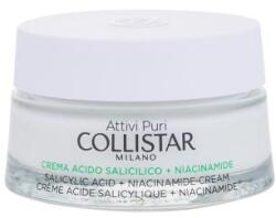 Collistar Pure Actives (Attivi Puri) Salicylic Acid + Niacinamide Cream arckrém túlzott faggyútermelés ellen 50 ml nőknek