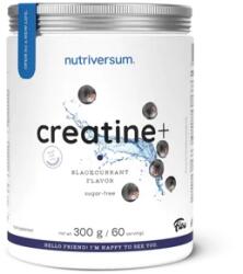 Nutriversum Creatine+ Sugar Free 300g fekete ribizli