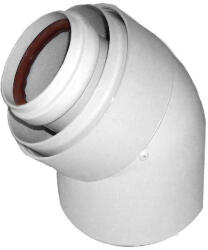 Tricox Koncentrikus PPs/alu könyök 60/100mm 45° 2db (TRI_PAKO502) (405010)