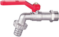 Everpro kerti csap, tömlővéges, karos, réz belső 1/2" (RZ-RA12) (RZ-RA12)