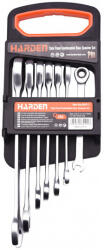 HARDEN racsnis csillag-villáskulcs készlet 8-19 7 részes műanyag tartóban (HD-540117)