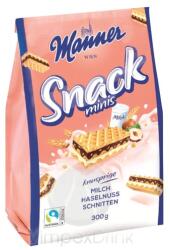 Manner Snack Minis tejes-mogyorós szeletek 300g /10/ - alkuguru
