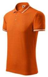 MALFINI Galléros póló férfi Urban 219 narancssárga S méret
