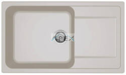 Elleci ELLECI- Mosogatótálca Life 410 86x50 Granitek 1m. +cseppt. Bianco soft G39 AM (LG241039) - webmuszaki