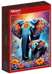 Alipson Puzzle 1000 db-os puzzle - Elephants - Maternal Love Collection (50154) (50154)