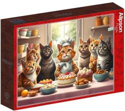 Alipson Puzzle 1000 db-os puzzle - Pastry Cats in Action (50231) (50231)