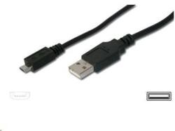 PremiumCord USB Micro USB Átalakító Fekete 5m ku2m5f (ku2m5f)