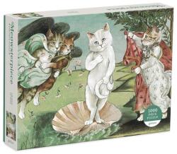 Galison 1000 db-os puzzle - Meowsterpiece - Birth of Venus (68088) (68088)