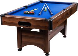 GamesPlanet® Masă de biliard 6 ft GamesPlanet, maro/albastru (20030156)