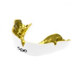 Opro INSTANT CUSTOM FIT SOLIDS White/Gold Senior Fogvédő