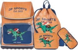 Jeune Premier Set ghiozdan școlar mare Ergomaxx Polo Dino Jeune Premier penare ergonomice și școlare cu sac pentru educație fizică și încălțăminte de schimb (JPERX25244-A)