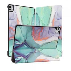 Techsuit Husa pentru Apple iPad Pro 11 (2024) Techsuit FoldPro Green Time (Multicolor)