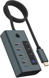 RaidSonic 4-Port hub with USB 3.2 Gen 2 Type-C interface (IB-HUB1454-C31)