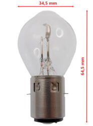 AVC Izzó 12V 25/25W Ba20d (49408)