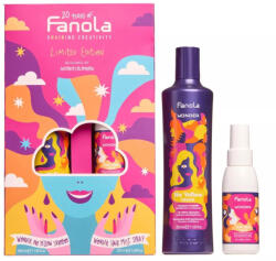 Fanola Wonder No Yellow Celebration Kit sampon és védő spray csomag
