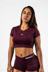 NEBBIA Open-back Cropped Top STRONG BEAUTY 430 - DARK RED (S) - NEBBIA
