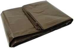 GEKO Vízhatlan takaróponyva, PP/PE, extra erős, 200 g/m2, barna, 10×15 m