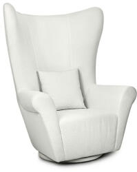 King Home MaMaison Grosdos Forgó Fotel Zsenília Krémfehér