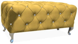 SIGNAL MEBLE Hestia Luxus Bársony Ülőpad Curry Kristályos