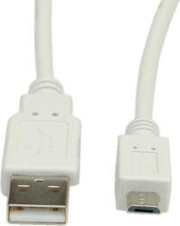 Roline Cable USB2.0 A-Micro B, M/M, 0.8m, Value 11.99. 8754