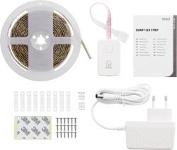 DELTACO SMART HOME SH-LS4M Okos LED-szalag - WiFi 2, 4GHz, 4 Méter, RGB, 2700-6500K, Fehér (SH-LS4M)