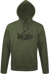 TOP Hoody-H Carp 2.0 Top Kapucnis Pulóver - 2XL, Katonai Szín