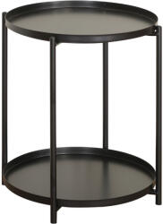 Intenso Oldalsó Asztal Két Szintes / Éjjeliszekrény - Ø42 x 52 cm