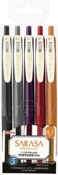 Zebra Sarasa Clip 0, 5 Vintage2 5 Colour Set zselés toll (69421, 86762) - officedepot