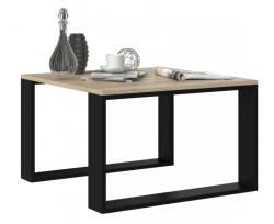 WM-Meble Chile Dohányzóasztal - Sonoma-Fekete