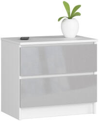 AKORD CLP K60 Fiókos Komód Metál Magasfényű