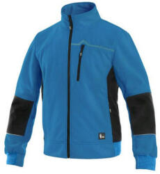 CXS TEXAS Cipzáras Pulóver M, Világoskék/Fekete