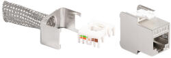 LogiLink 24 Kat. 6A Keystone-csatlakozók, árnyékolt, extra rövid és vékony kialakítás