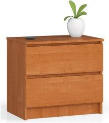 AKORD CLP Égerfa Éjjeliszekrény 2 Fiókos Laminált