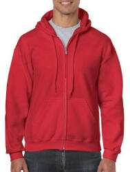 Gildan GI18600 Kapucnis Pulóver - Piros, 2XL