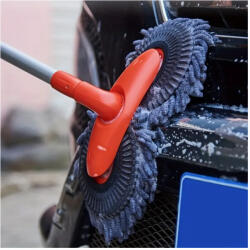  Dupla Fejű Autómosó Teleszkópos Nyéllel