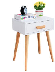 Homelux Modern éjjeliszekrény fehér (WYJ-085_WHITE) - geminiduo