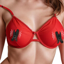 Master Series Dark Grip Vibrating Nipple Clamps