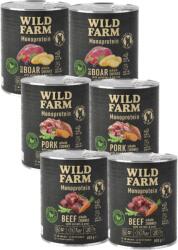  Wild Farm WILD FARM Monoprotein 6x800g Ízválaszték