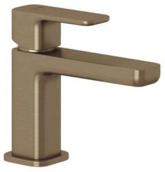 Kludi Renon - Mosdócsaptelep Push-Open leeresztővel, EcoPlus, szálcsiszolt bronz 42267N175 (42267N175)